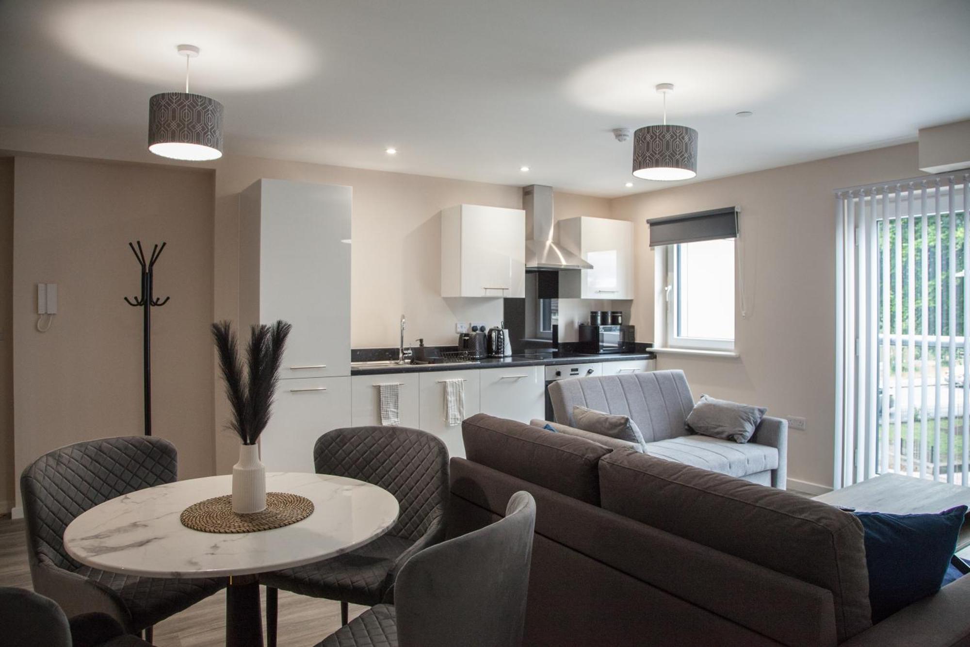 Modern 2Bd Apartment In Manchester City Exterior foto