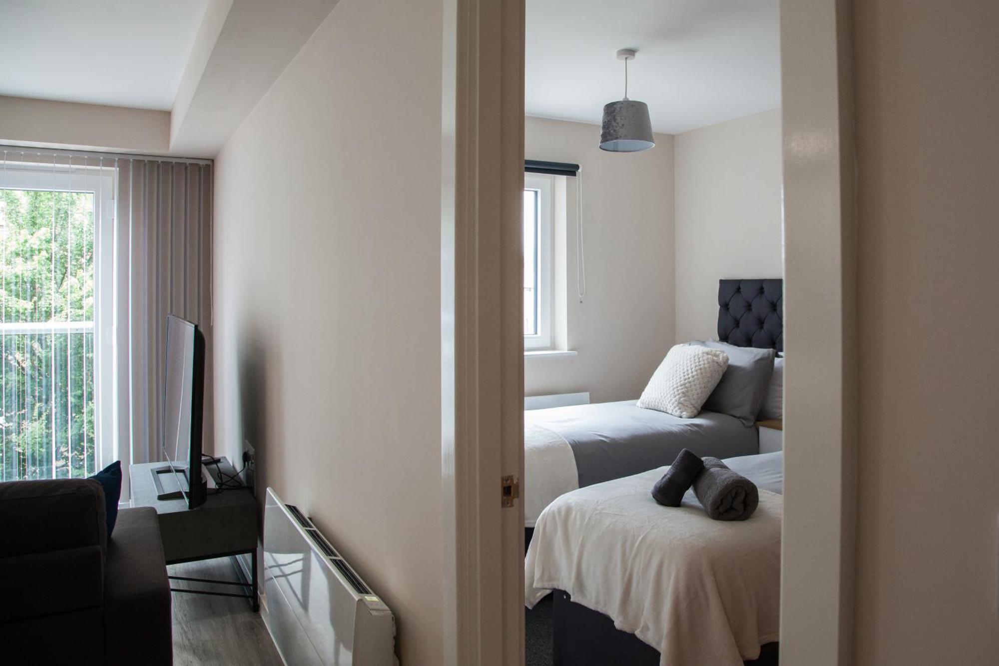 Modern 2Bd Apartment In Manchester City Exterior foto