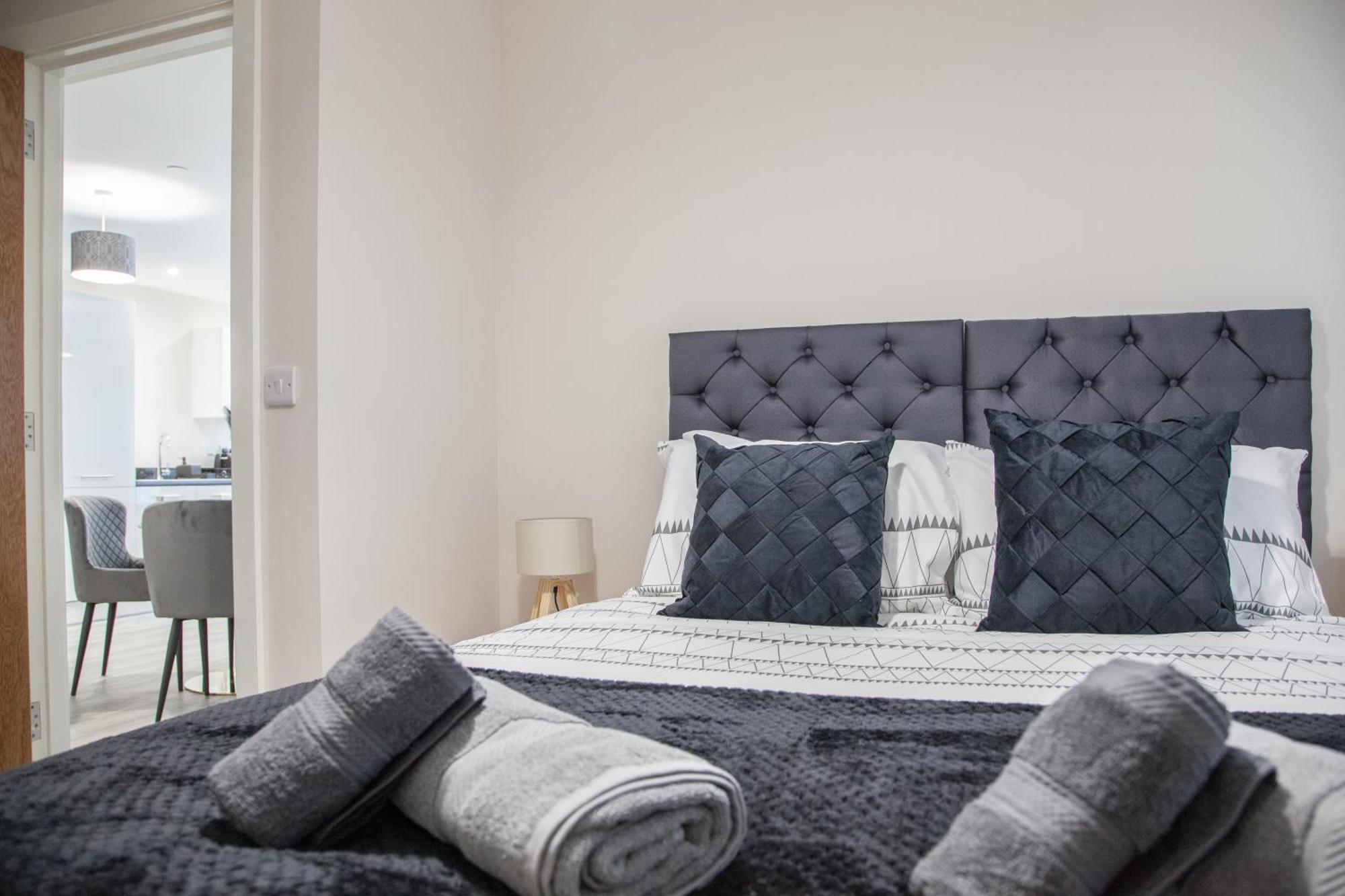 Modern 2Bd Apartment In Manchester City Exterior foto