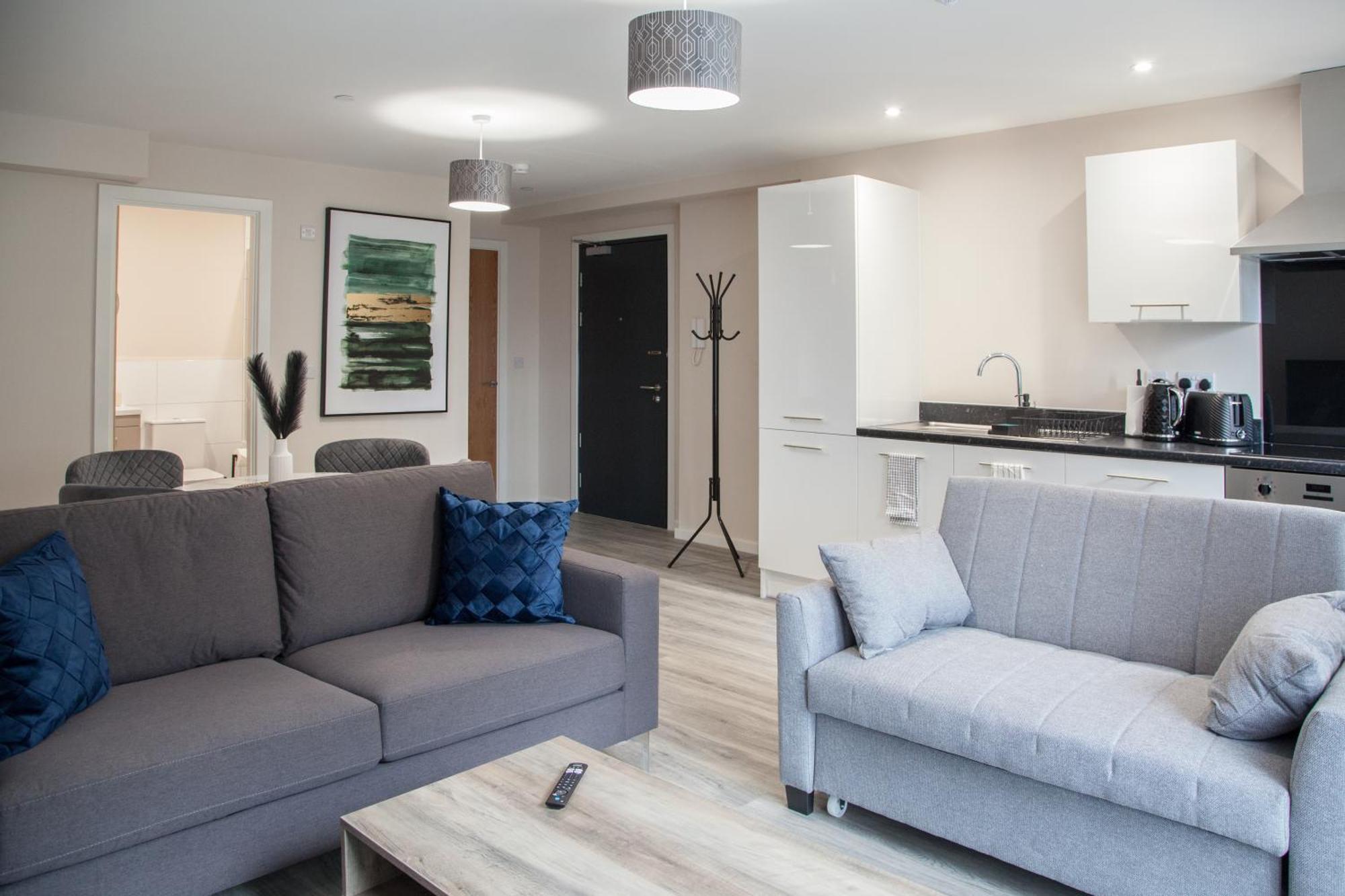Modern 2Bd Apartment In Manchester City Exterior foto