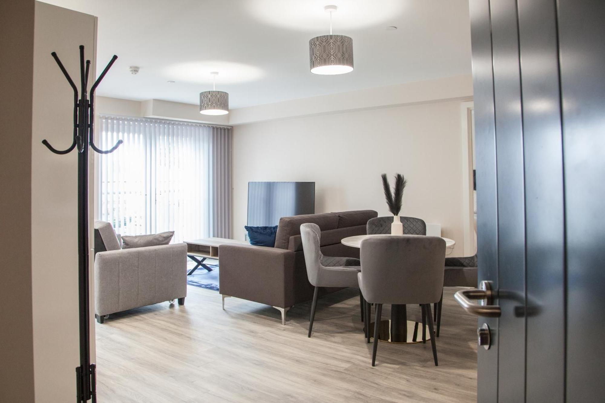 Modern 2Bd Apartment In Manchester City Exterior foto