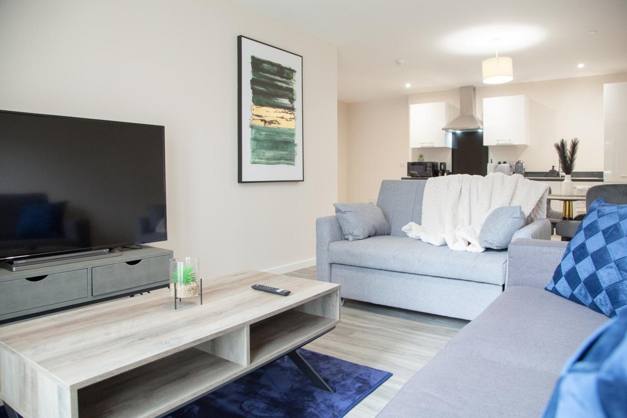 Modern 2Bd Apartment In Manchester City Exterior foto