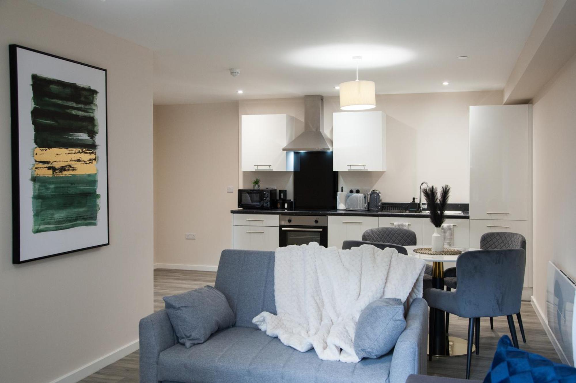 Modern 2Bd Apartment In Manchester City Exterior foto