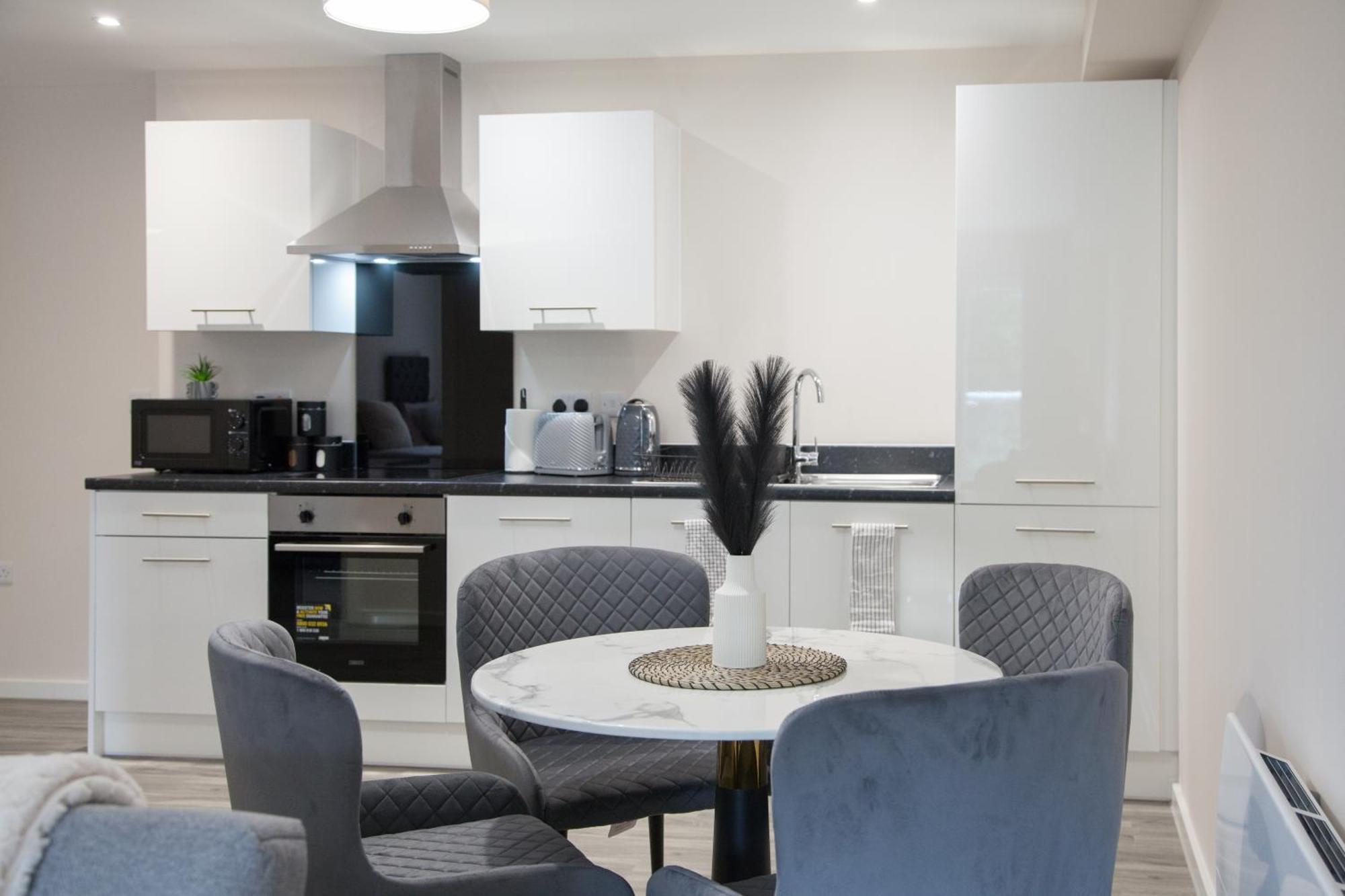 Modern 2Bd Apartment In Manchester City Exterior foto