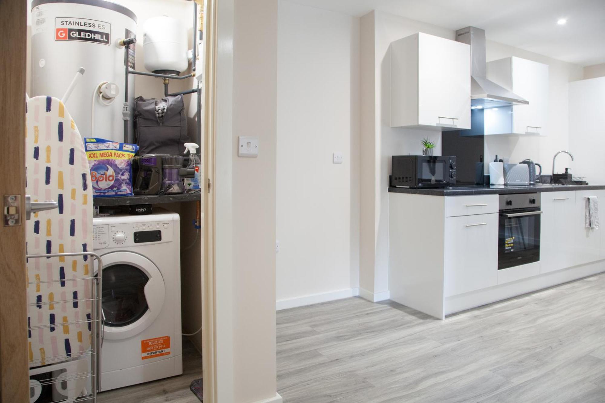 Modern 2Bd Apartment In Manchester City Exterior foto