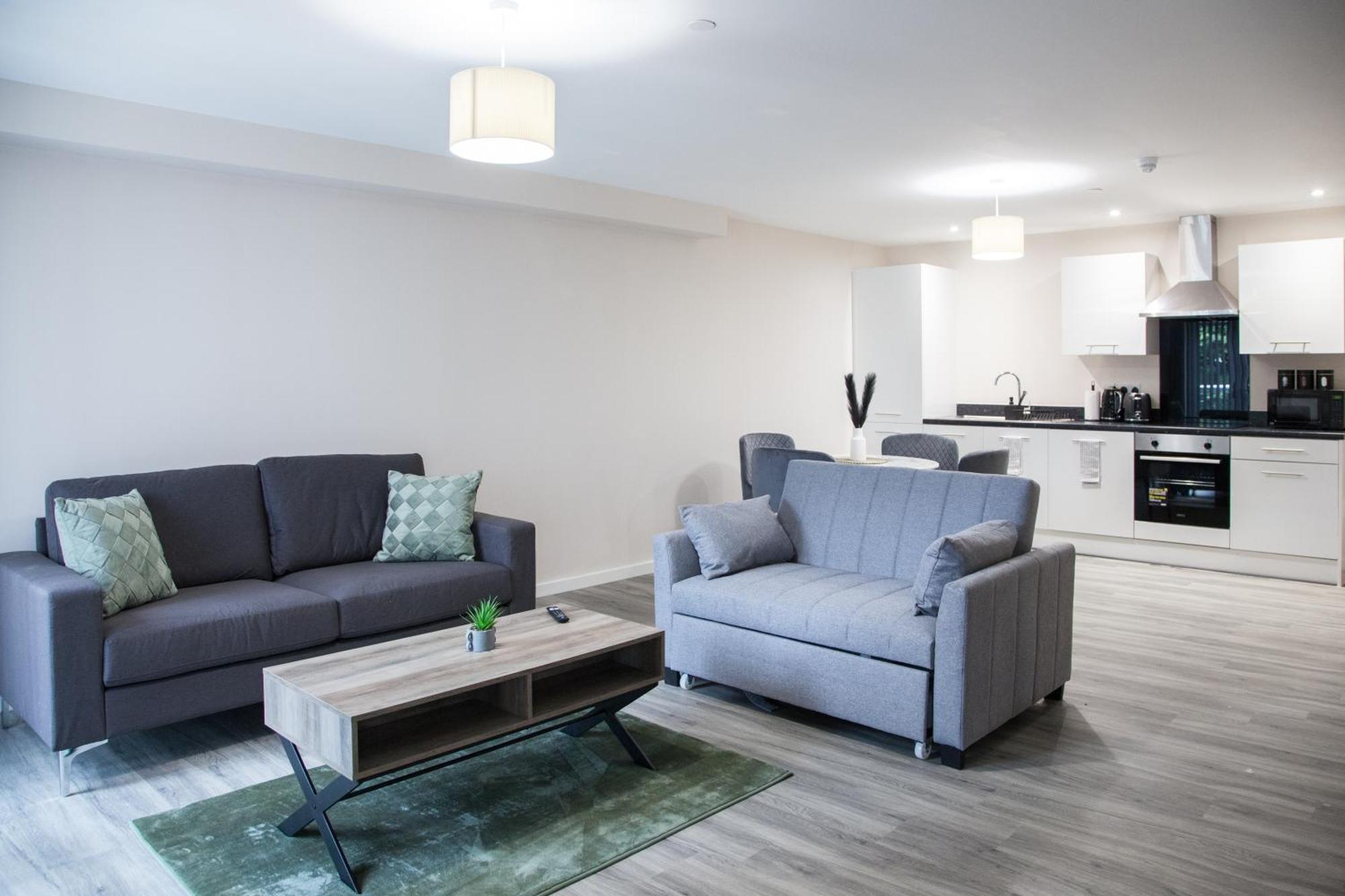 Modern 2Bd Apartment In Manchester City Exterior foto