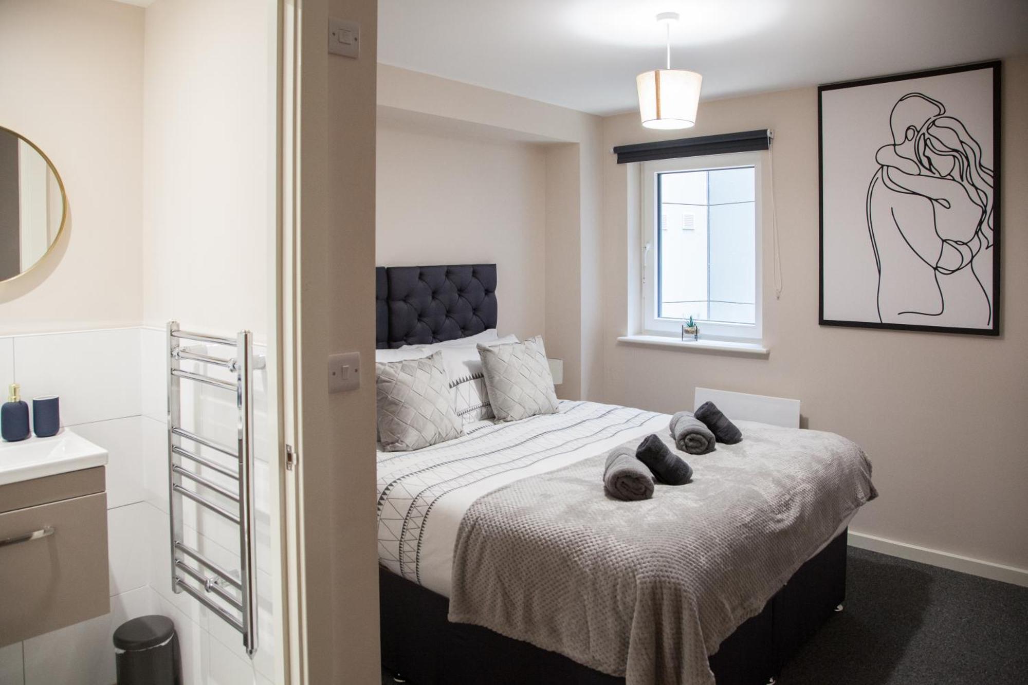 Modern 2Bd Apartment In Manchester City Exterior foto
