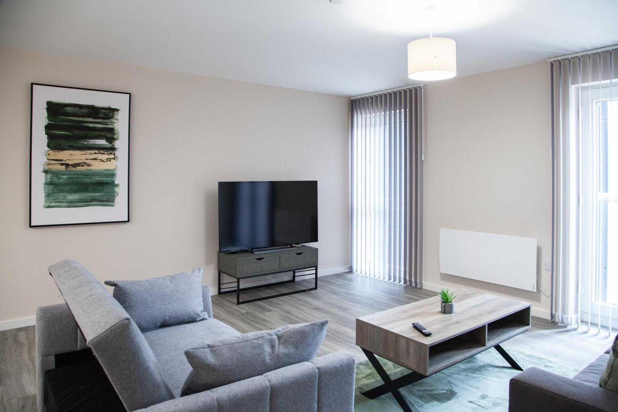 Modern 2Bd Apartment In Manchester City Exterior foto
