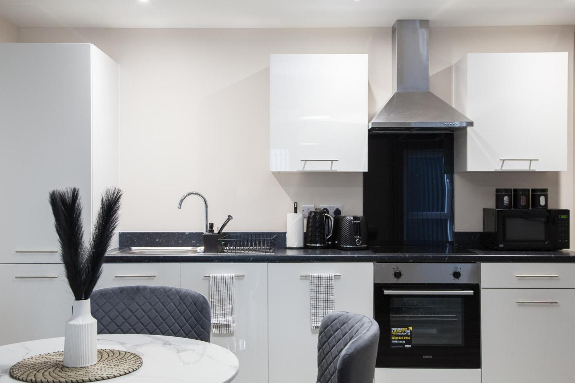 Modern 2Bd Apartment In Manchester City Exterior foto